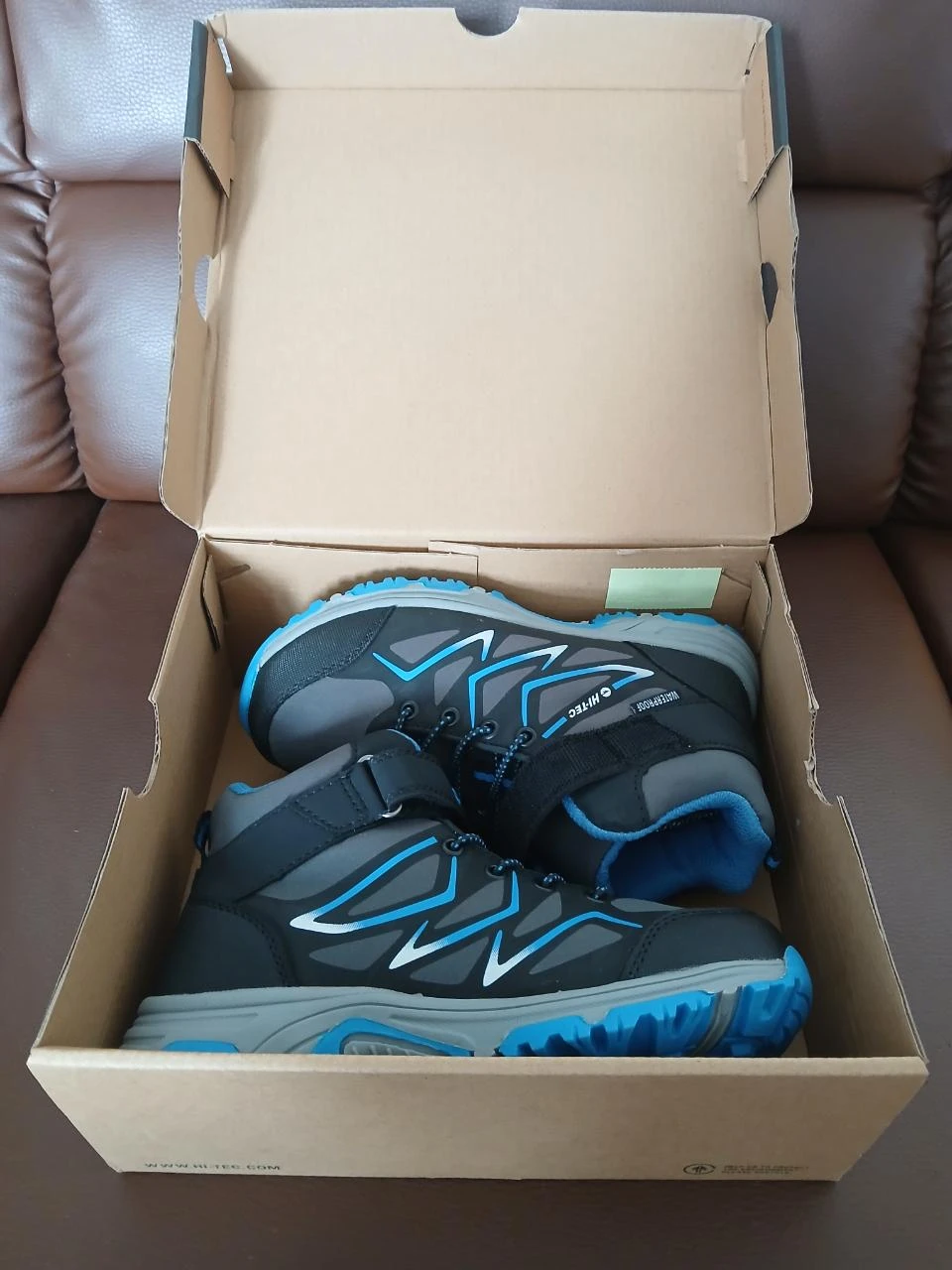 Sapatos de caminhada impermeáveis para menino hi-tec 33 – photo 4